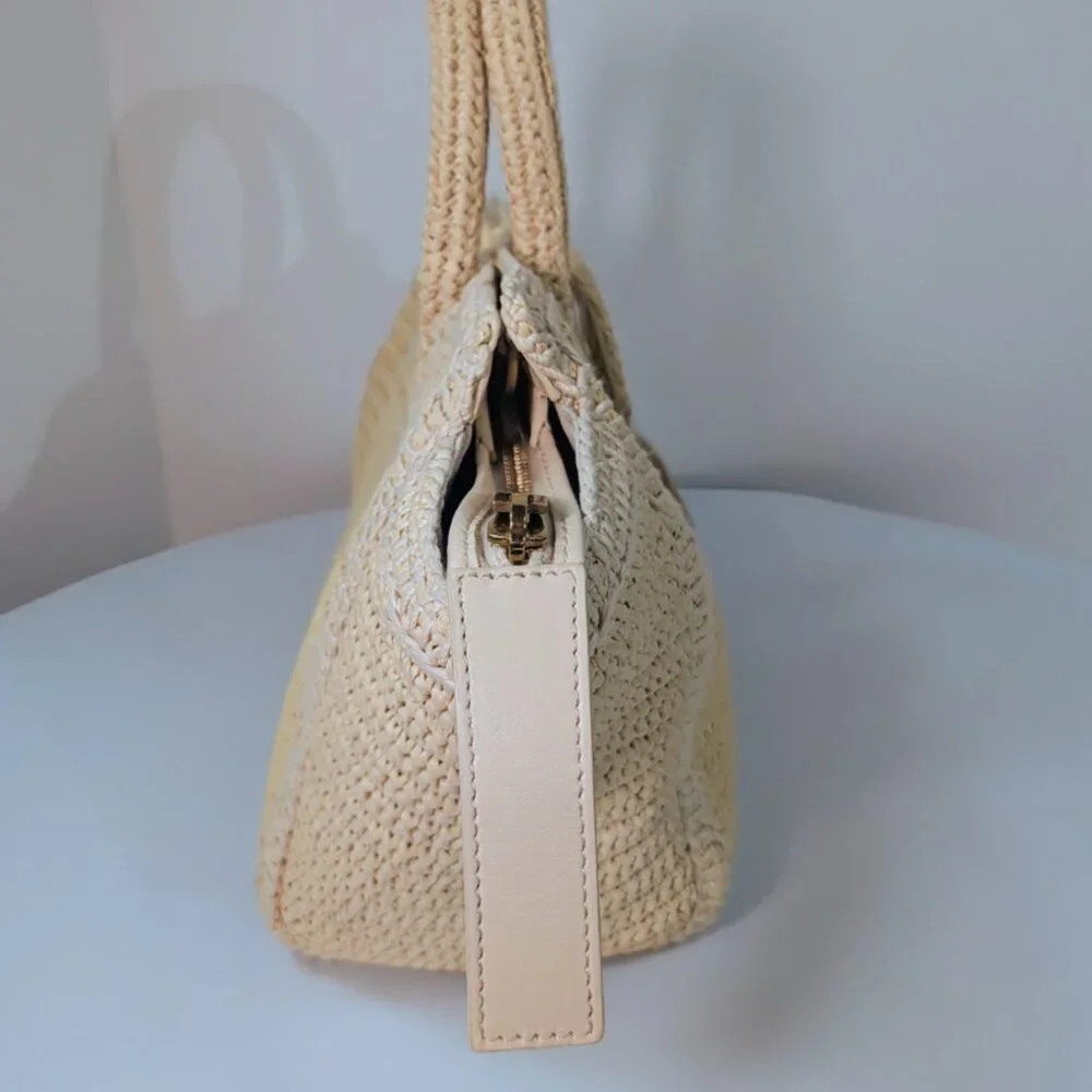 Yves Saint Laurent Downtown Raffia Bag - Picture 10 of 14